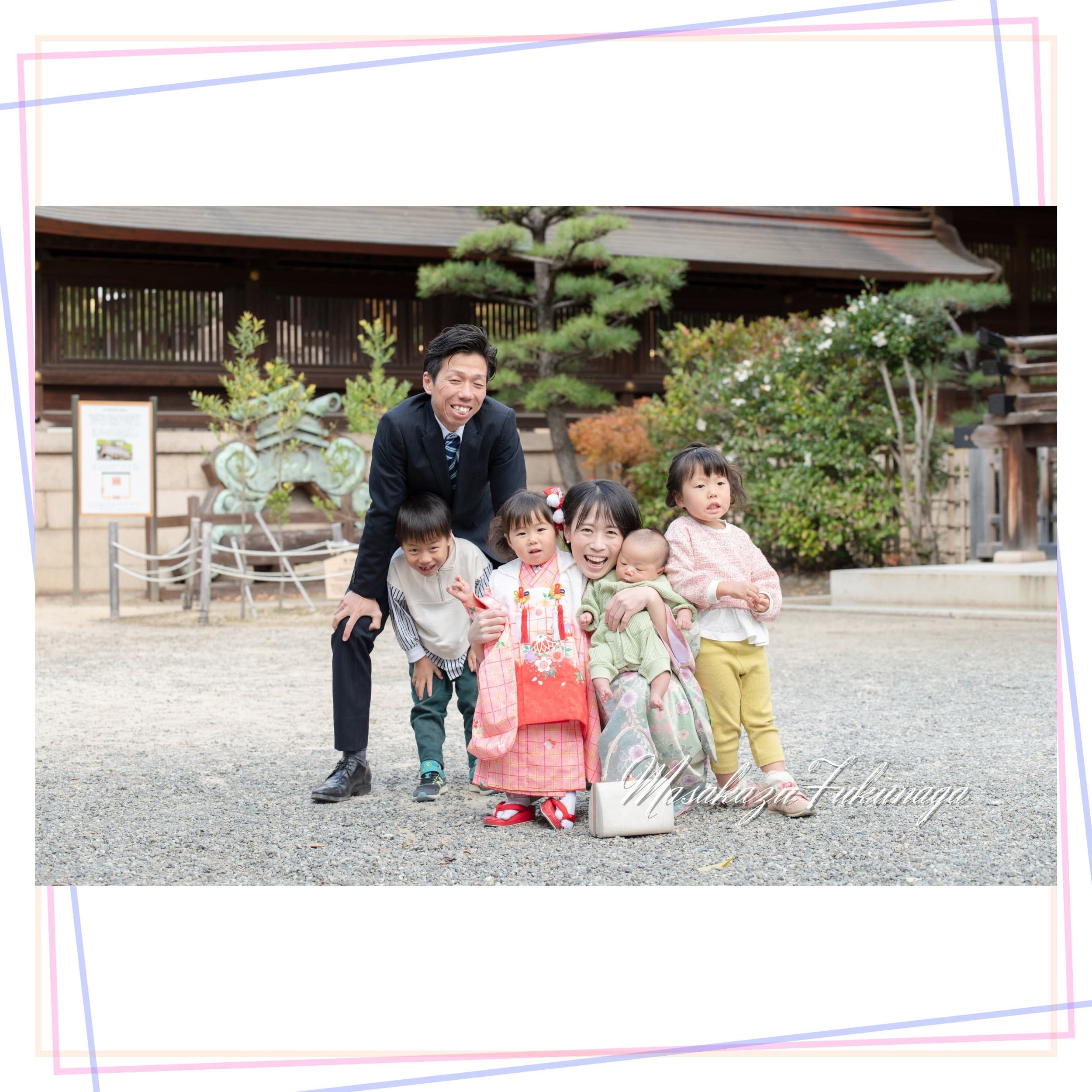 七五三の出張撮影 in 神戸市中央区 生田神社