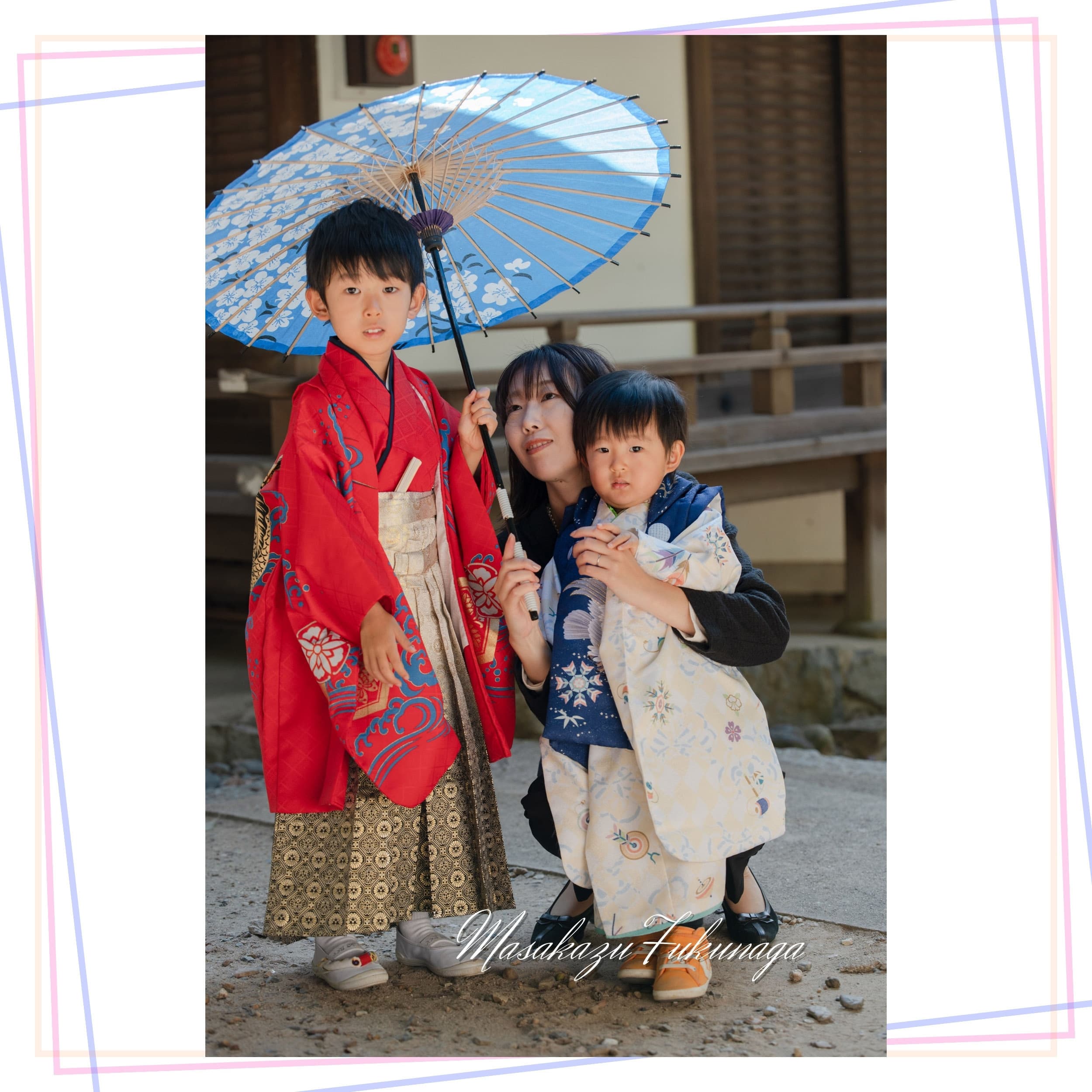 七五三の出張撮影 in 宇治市 宇治上神社