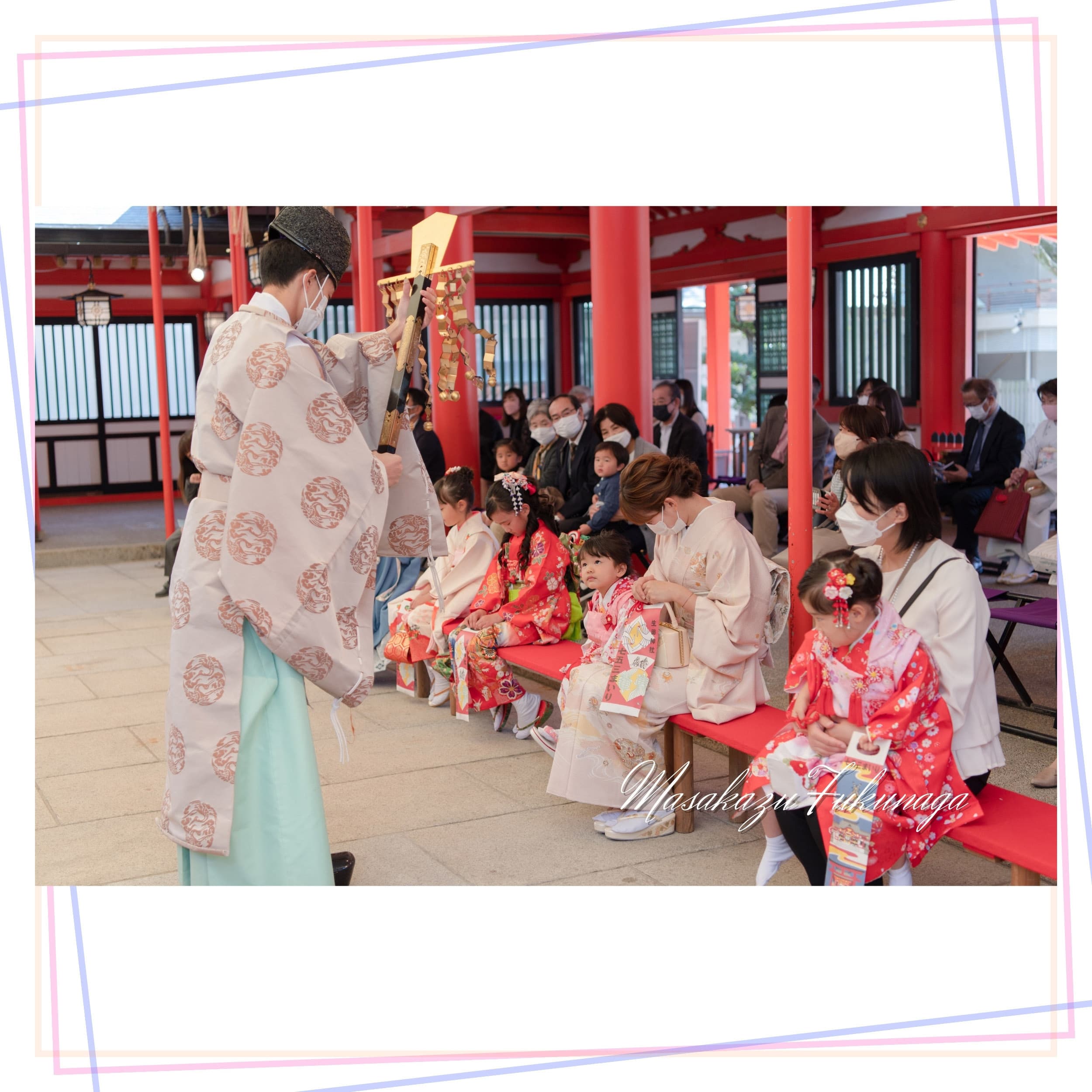 七五三の出張撮影 in 神戸市中央区 生田神社