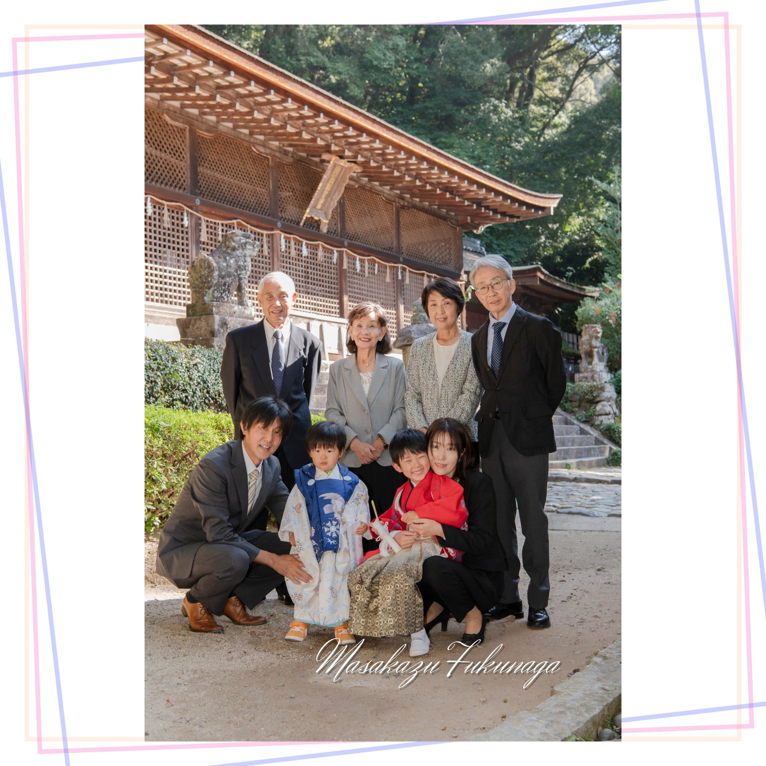 七五三の出張撮影 in 宇治市 宇治上神社