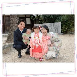 七五三の出張撮影 in 神戸市東灘区 弓弦羽神社