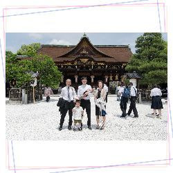 お宮参りの出張撮影 in 京都市上京区 北野天満宮
