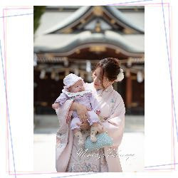 お宮参りの出張撮影 in 藤井寺市 辛國神社