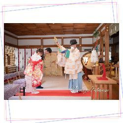 お宮参りの出張撮影 in 藤井寺市 辛國神社