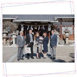 お宮参りの出張撮影 in 枚方市 片埜神社