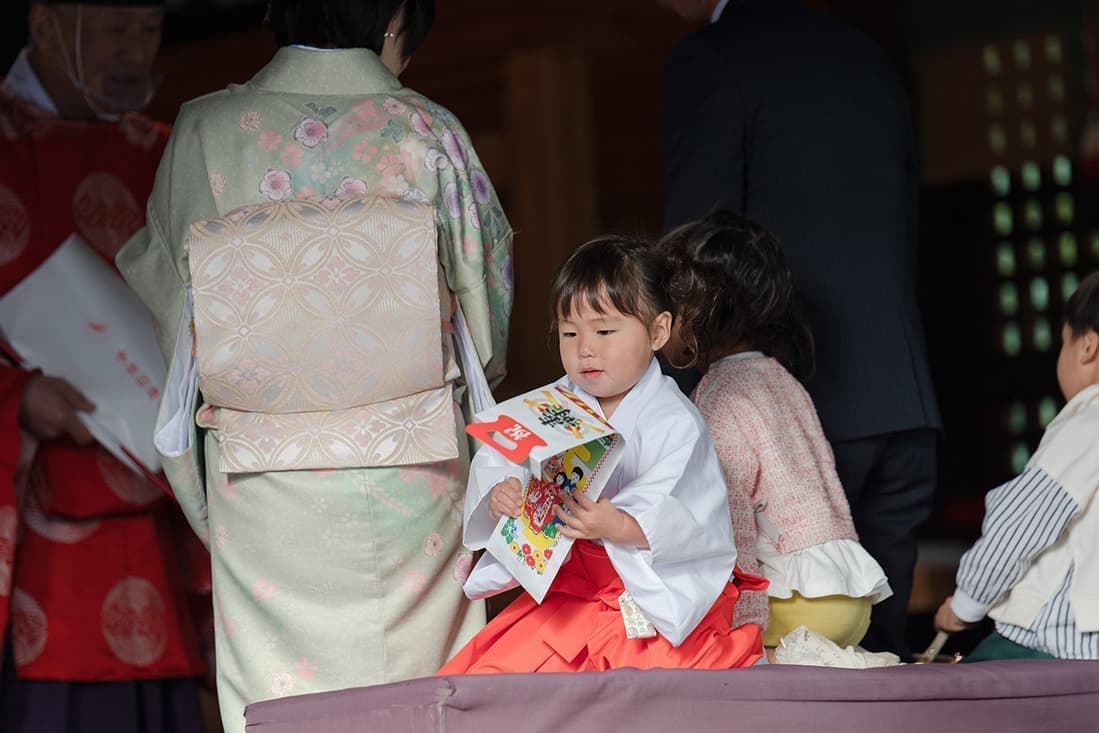 七五三の出張撮影|七五三で手渡されたお土産。