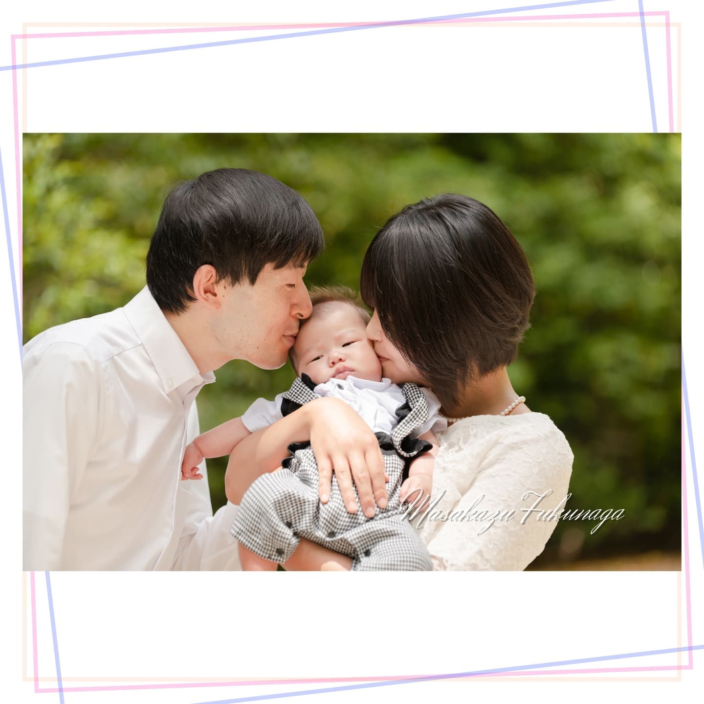 お宮参り｜出張撮影｜カメラマン｜お宮参り写真｜パパ・ママと一緒