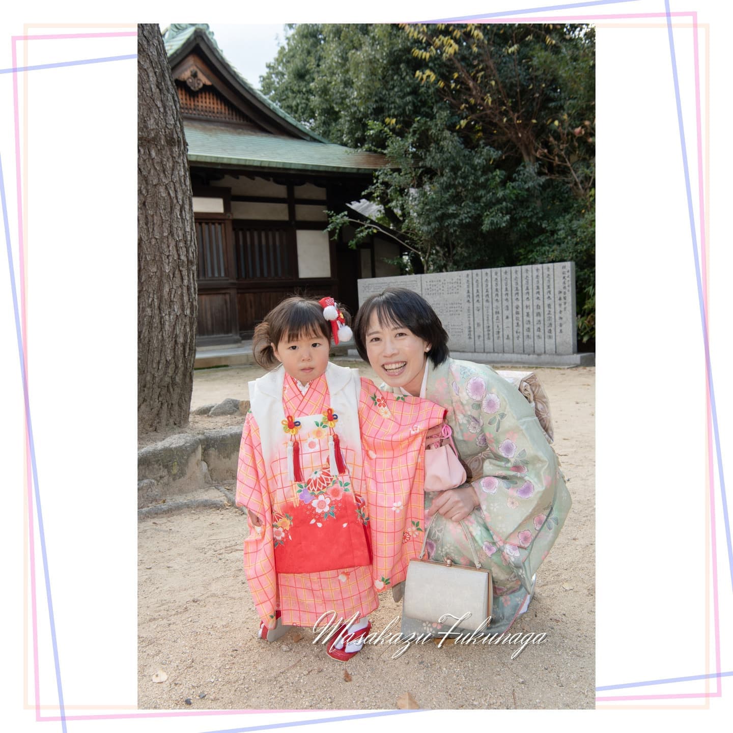 七五三｜出張撮影｜カメラマン｜七五三写真｜お母さんと一緒に